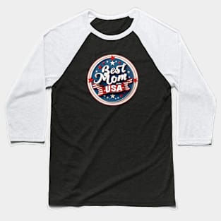 Best Mom in the USA Baseball T-Shirt